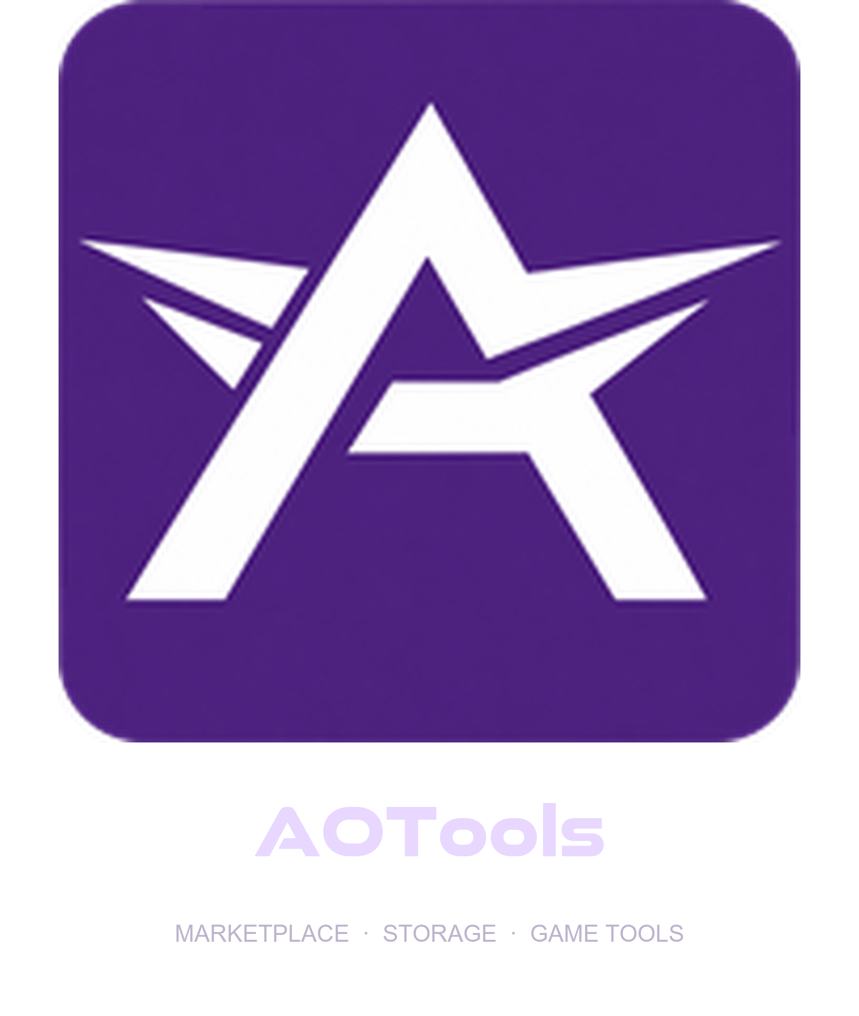 AOTools winged A logo and wordmark